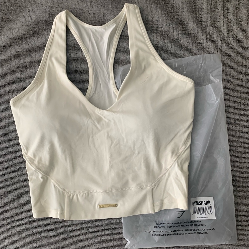 Unbleached tank Whitney Simmons x Gymshark size M